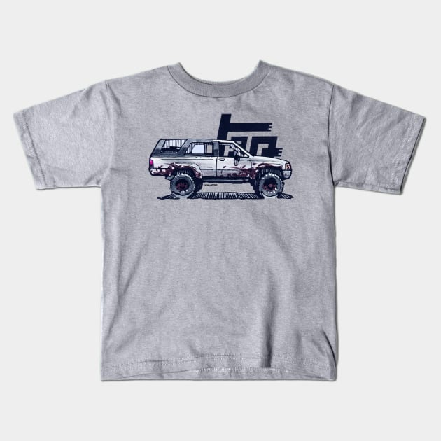 1st Gen 4Runner TRD - Ghost Kids T-Shirt by robert1117